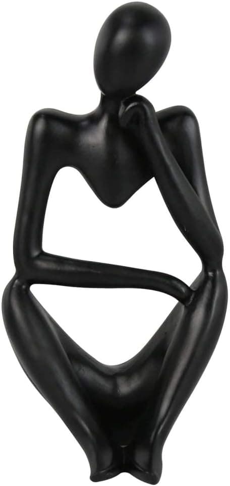 Asng Resin Thinker Style Abstract Sculpture Statue Collectible Figurine
