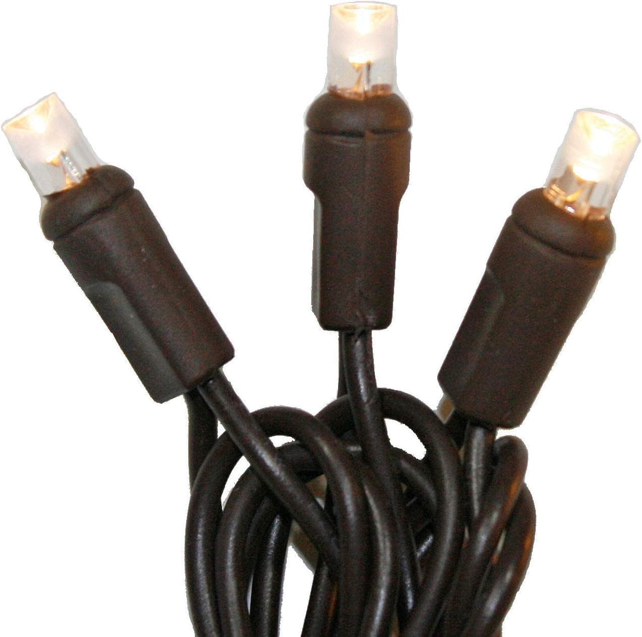 LED Christmas Light String 100 Warm White Wide Angle Lights, Waterproof